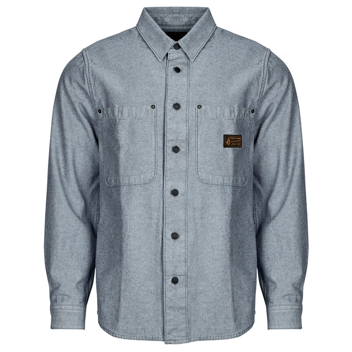 Camicia a maniche lunghe Uomo Volcom  LEVELSTONE LS  Blu
