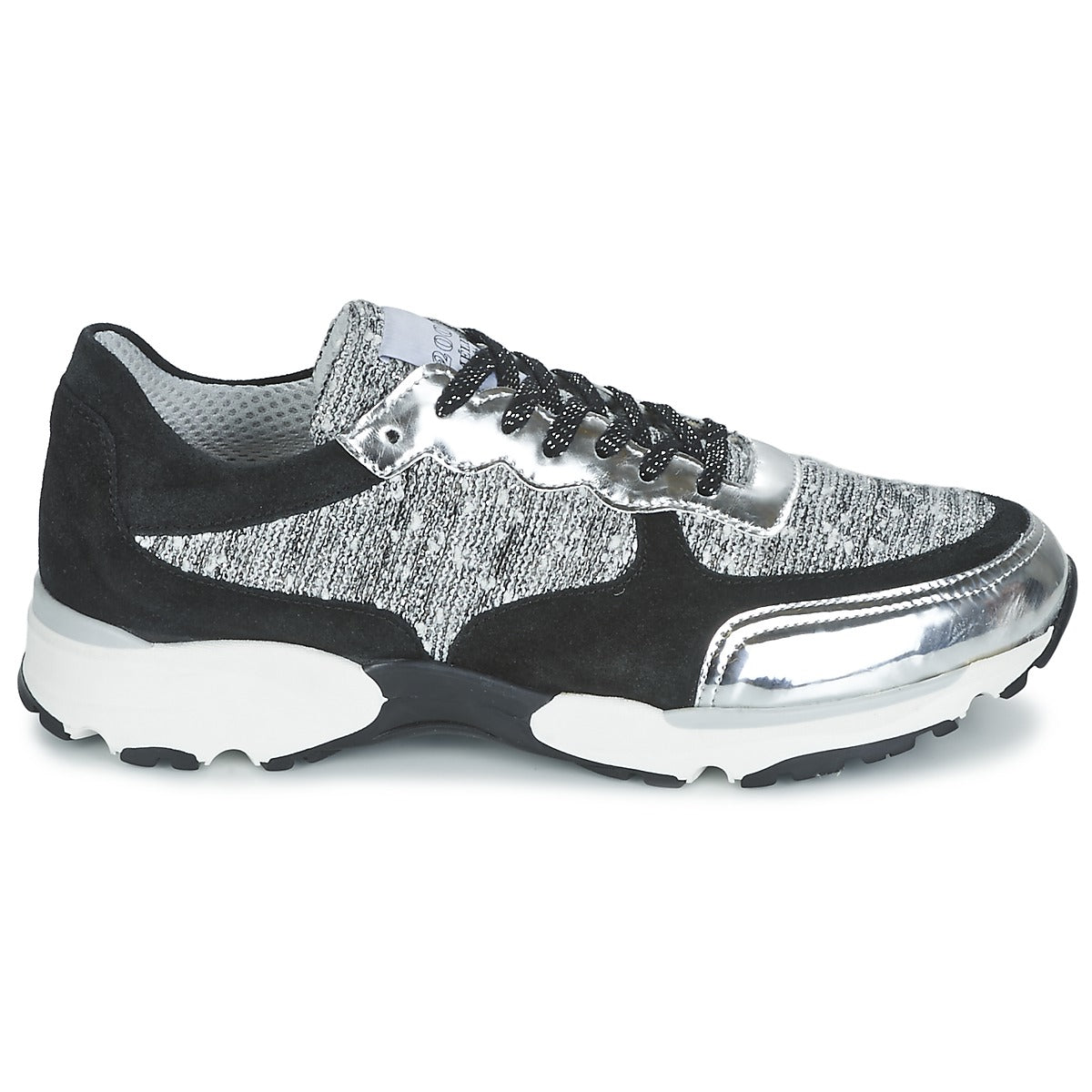 Sneakers basse Donna Meline AMAL Nero