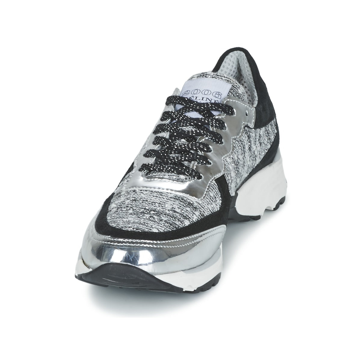 Sneakers basse Donna Meline AMAL Nero