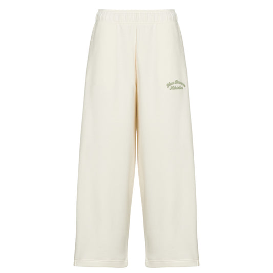 Pantaloni Sportivi Donna New Balance  LINEAR HERITAGE FLEECE BARREL LEG PANT  Beige