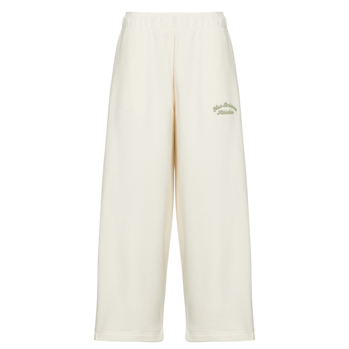 Pantaloni Sportivi Donna New Balance  LINEAR HERITAGE FLEECE BARREL LEG PANT  Beige