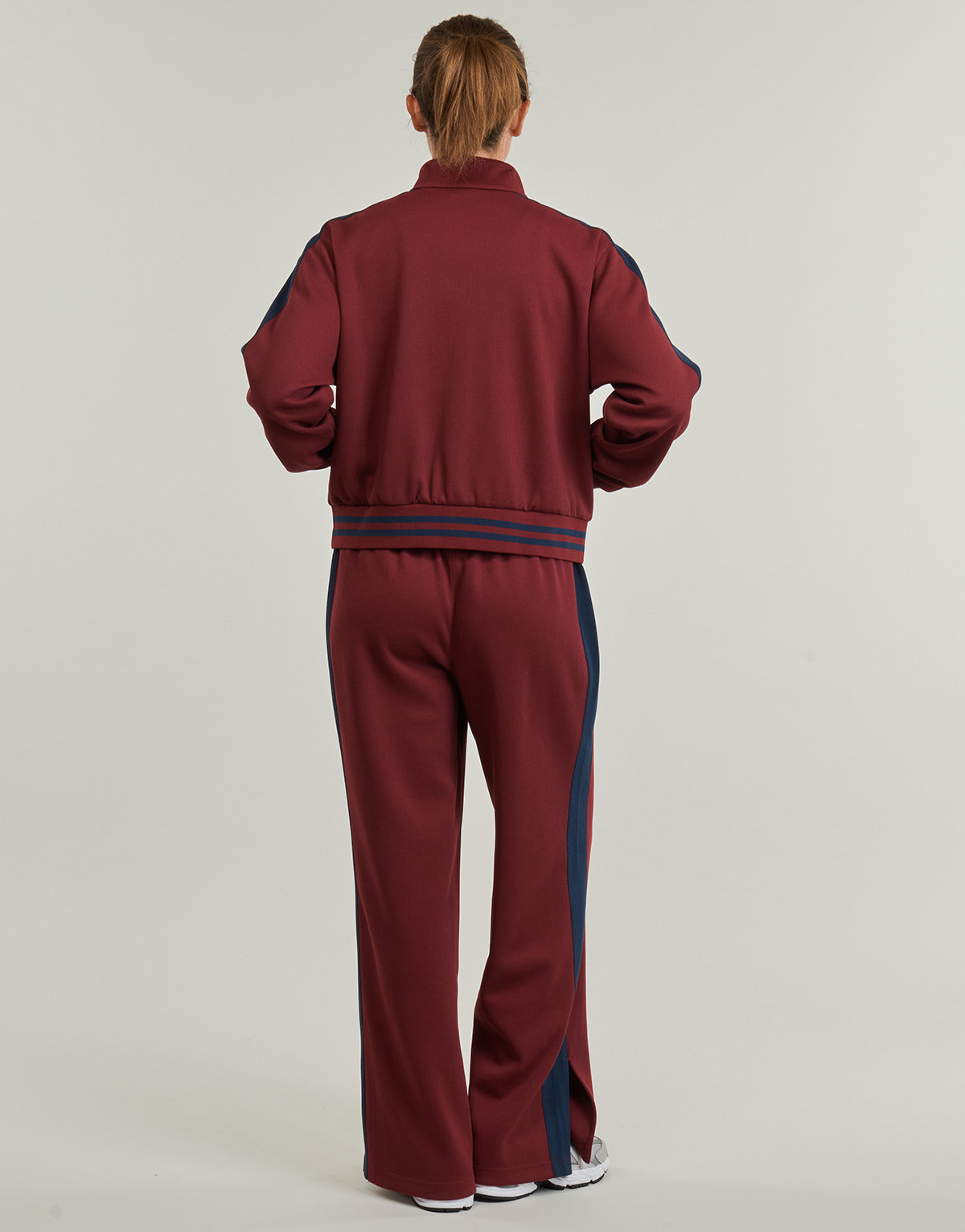 Giacca Sportiva Donna New Balance  POST SEASON PIQUE TRACK JACKET  Rosso