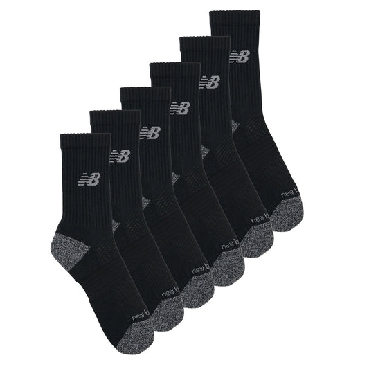Calze sportive Uomo New Balance  ACTIVE CUSHION CREW SOCKS 3 PACKS  Nero