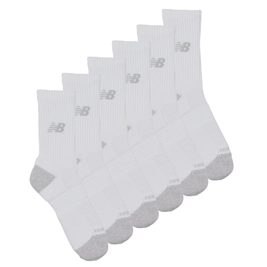 Calze sportive Uomo New Balance  ACTIVE CUSHION CREW SOCKS 3 PACKS  Bianco