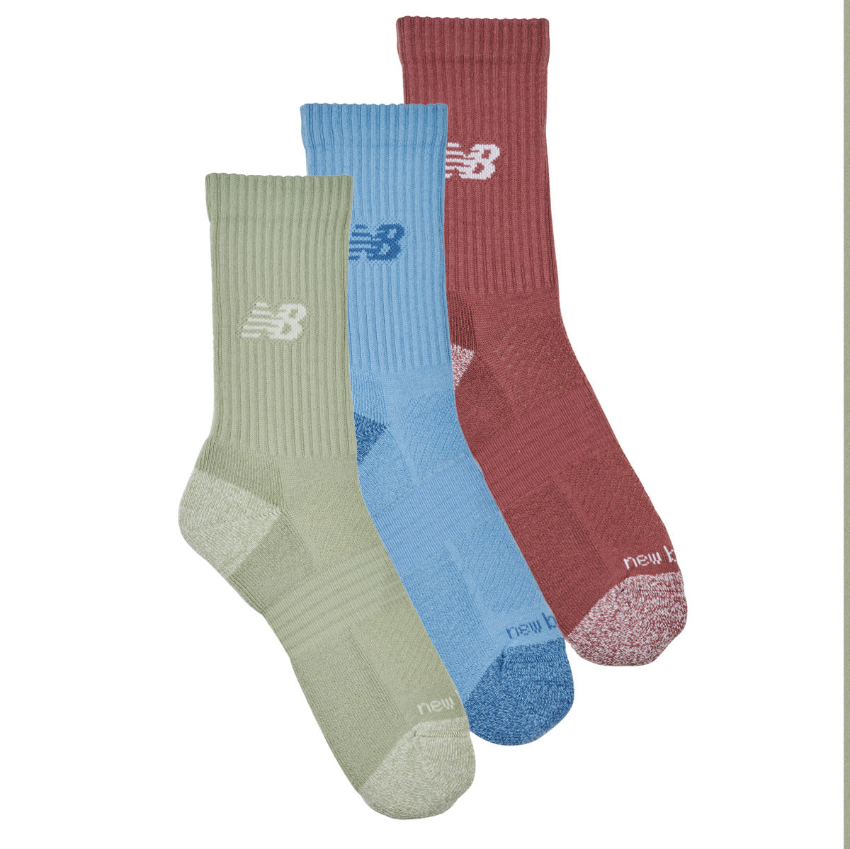 Calze sportive Uomo New Balance  ACTIVE CUSHION CREW SOCKS 3 PACKES  Multicolore