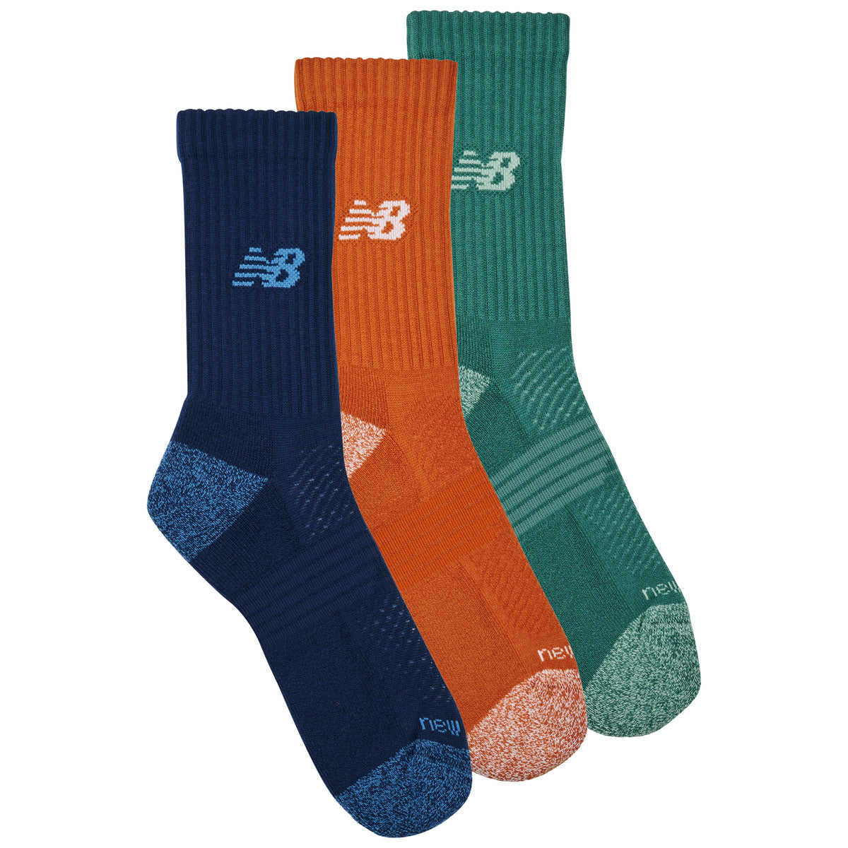 Calze sportive Uomo New Balance  ACTIVE CUSHION CREW SOCKS 3 PACKES  Multicolore