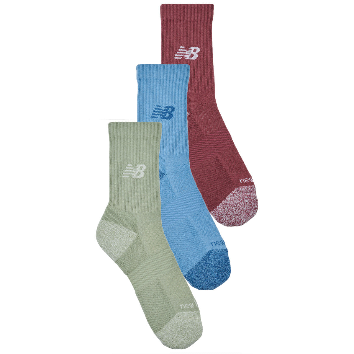 Calze sportive Uomo New Balance  ACTIVE CUSHION CREW SOCKS 3 PACKES  Multicolore