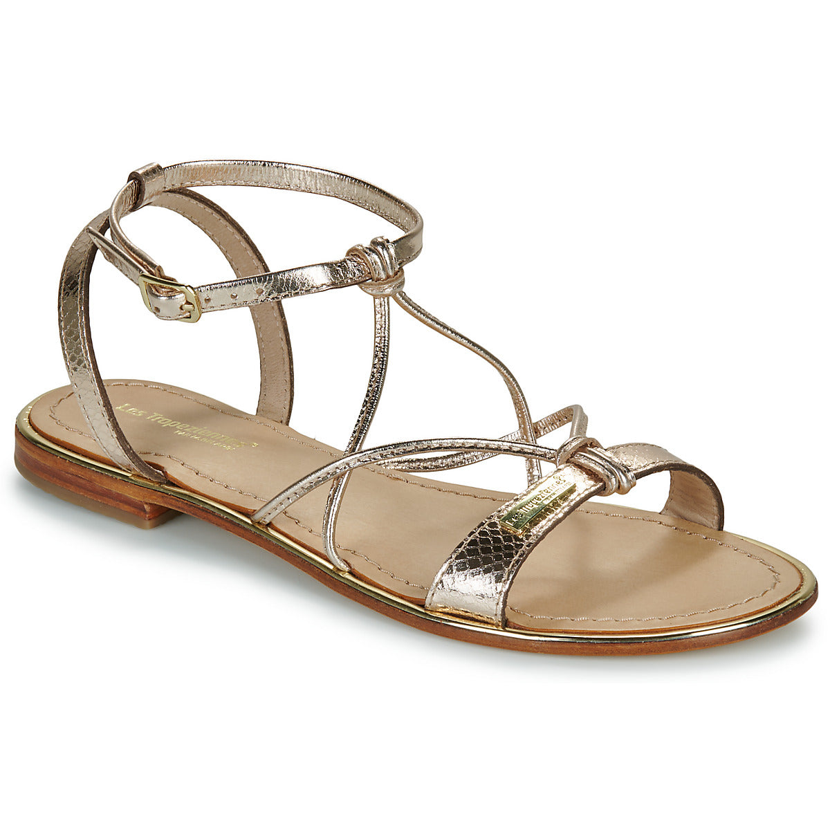 Sandali Donna Les Tropeziennes par M.Belarbi  HIRONDEL  Oro