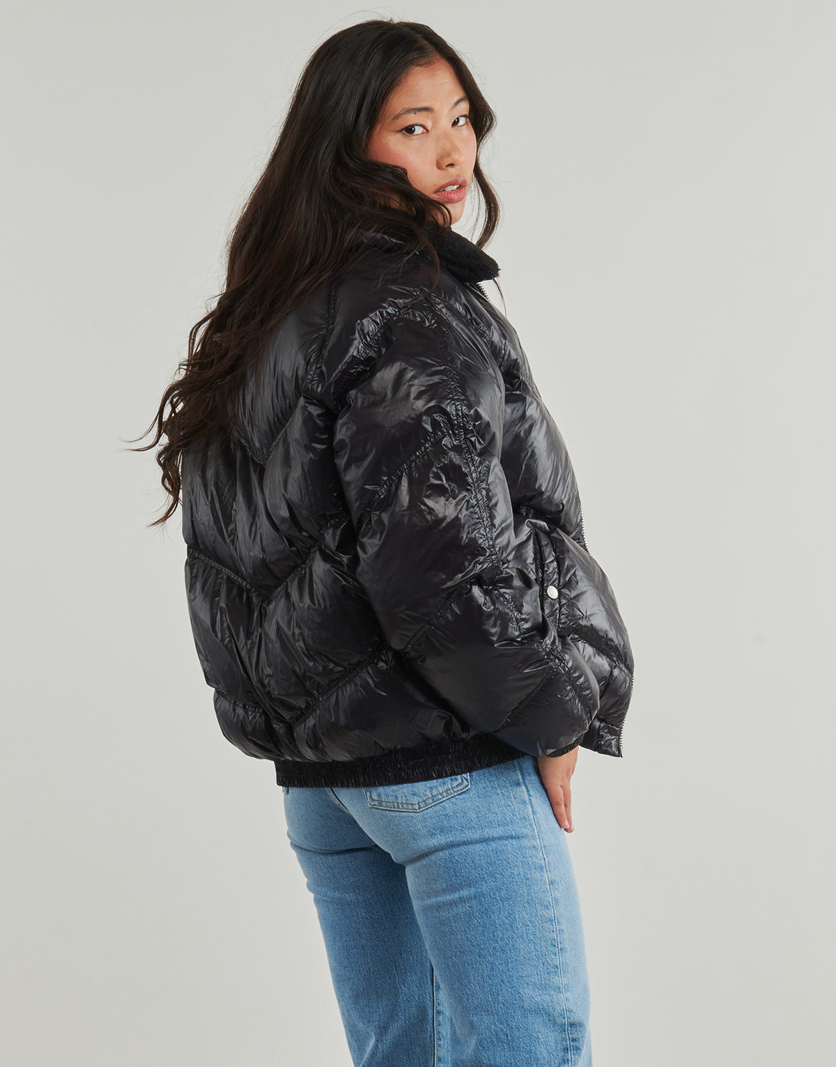 Piumino Uomo Schott  -  Nero