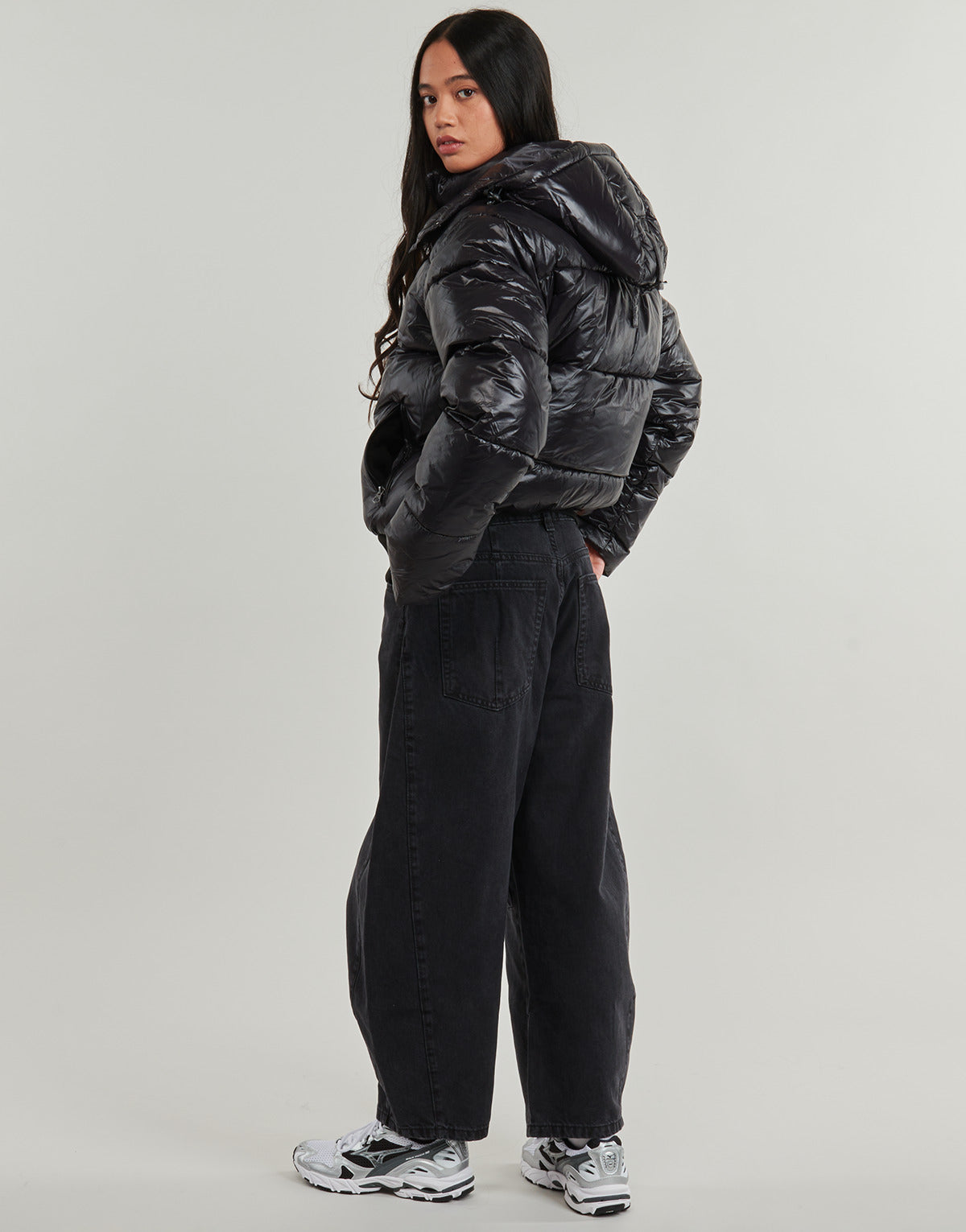 Piumino Uomo Schott  -  Nero