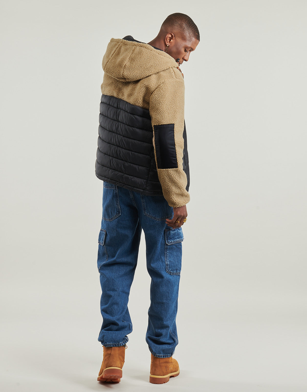 Felpa Uomo Schott  -  Beige