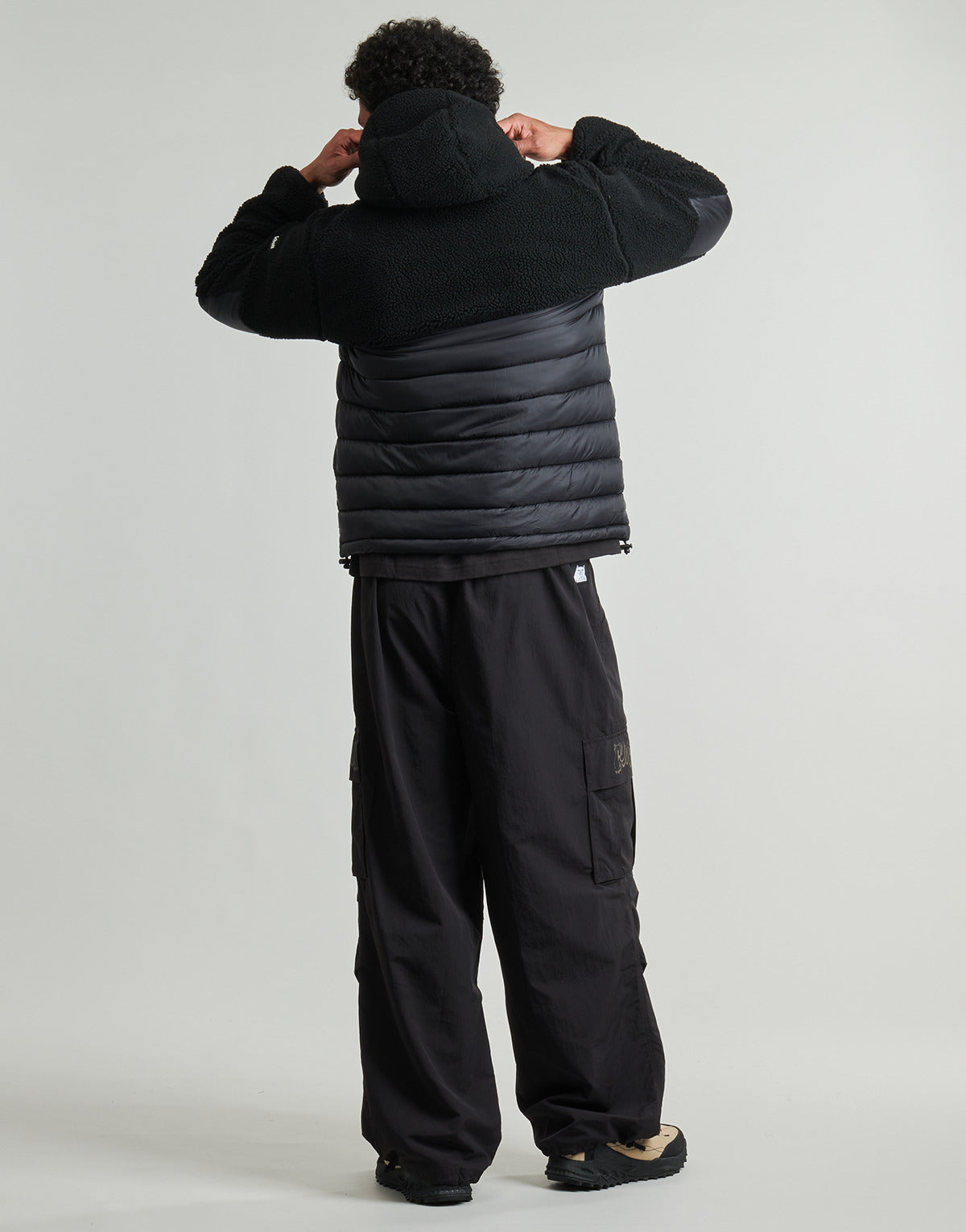 Piumino Uomo Schott  -  Nero