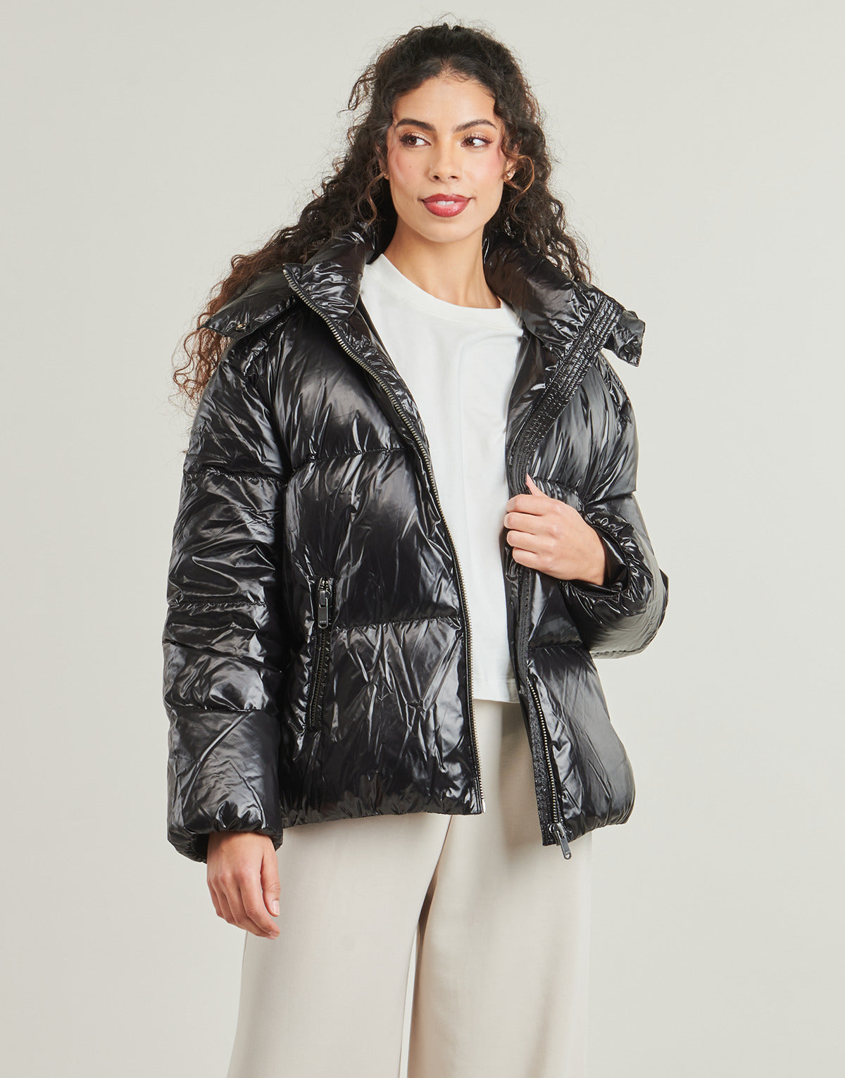 Piumino Donna JOTT  QUINN SHINY  Nero