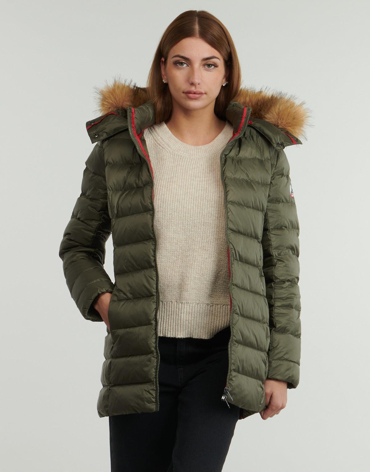 Piumino Donna JOTT  PERLE  Kaki