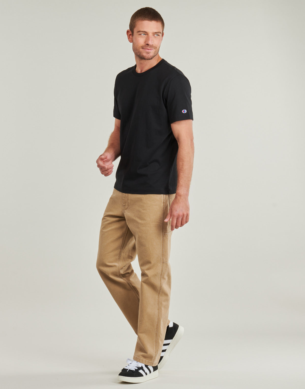 T-shirt Uomo Champion  SS TEE  Nero