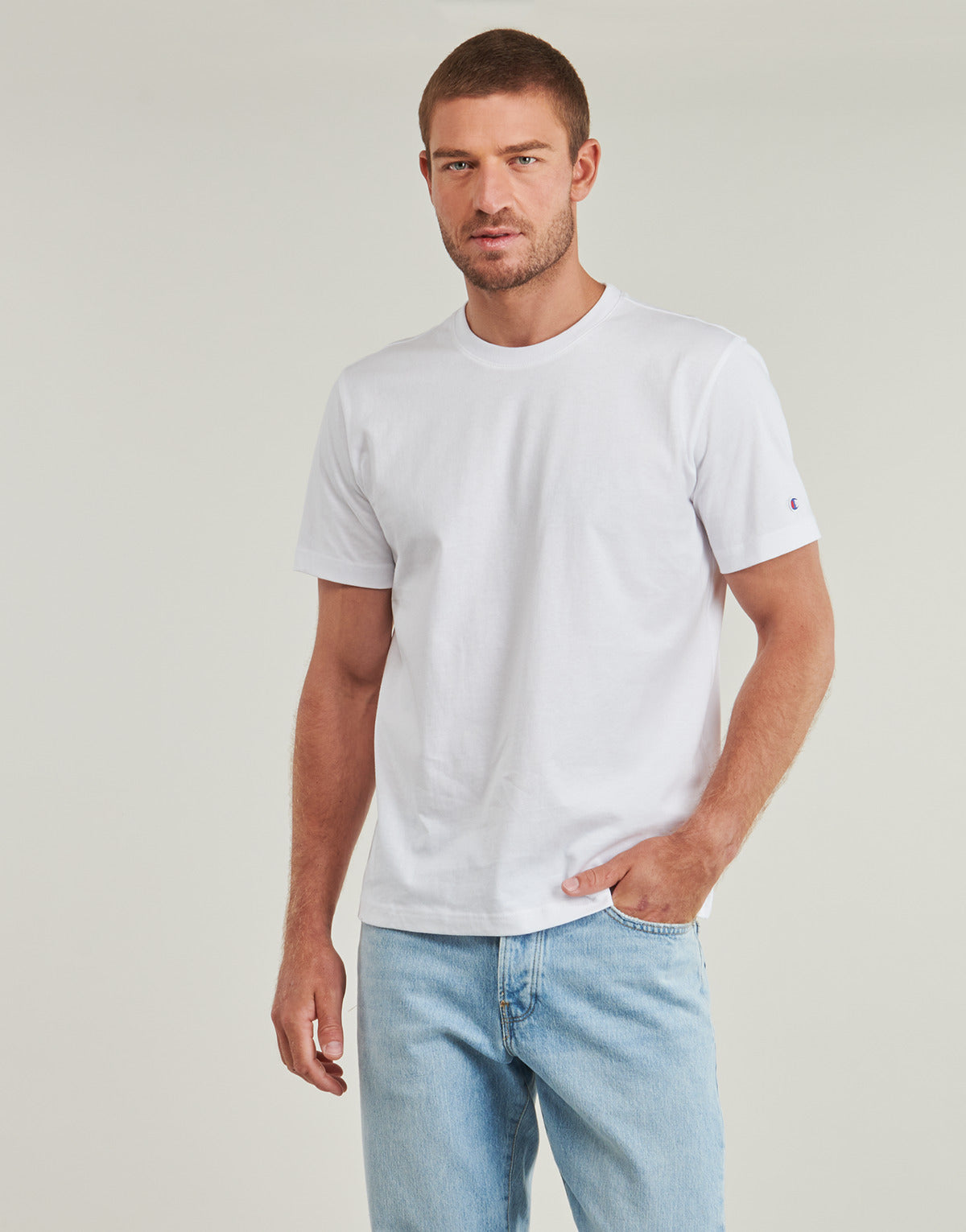 T-shirt Uomo Champion  SS TEE  Bianco
