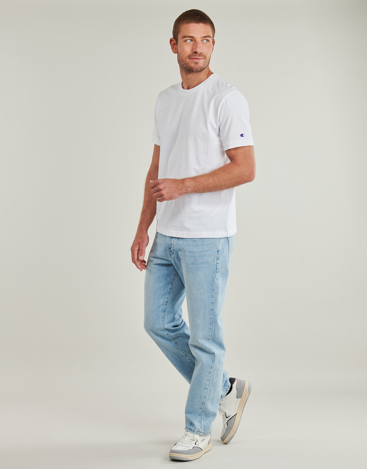 T-shirt Uomo Champion  SS TEE  Bianco