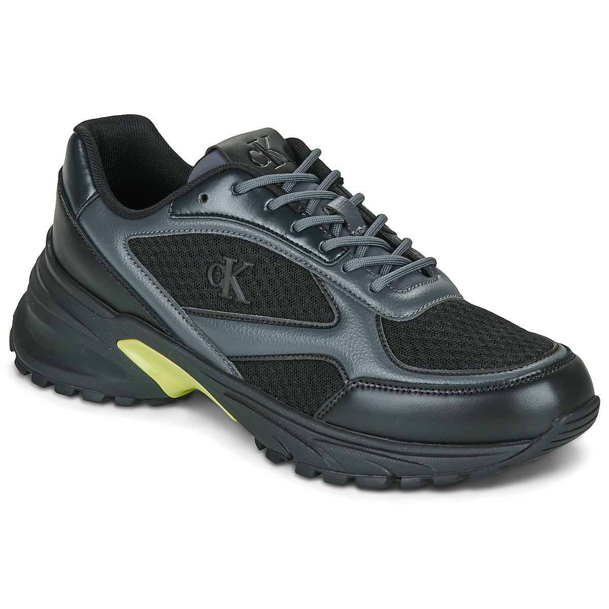 Sneakers Uomo Calvin Klein Jeans  HIKE RUNNER LACEUP MESH MIX  Nero