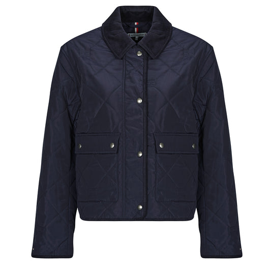 Giubbotto Donna Tommy Hilfiger  PADDED FLAG QUILTED JACKET  Marine
