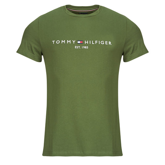 T-shirt Uomo Tommy Hilfiger  TOMMY LOGO TEE  Kaki
