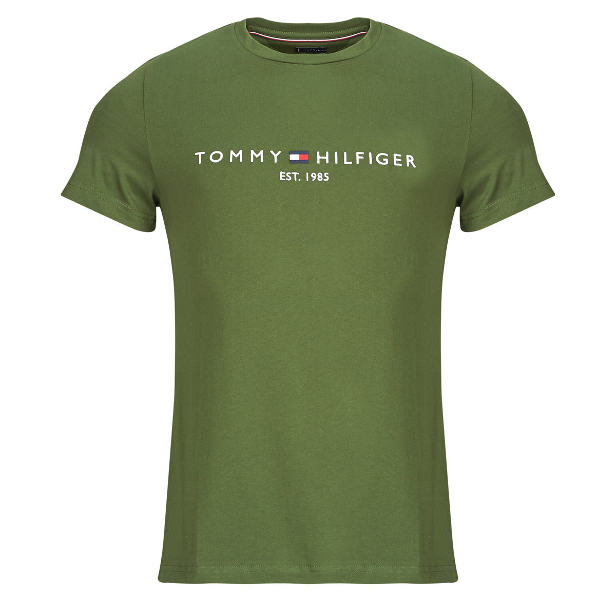 T-shirt Uomo Tommy Hilfiger  TOMMY LOGO TEE  Kaki