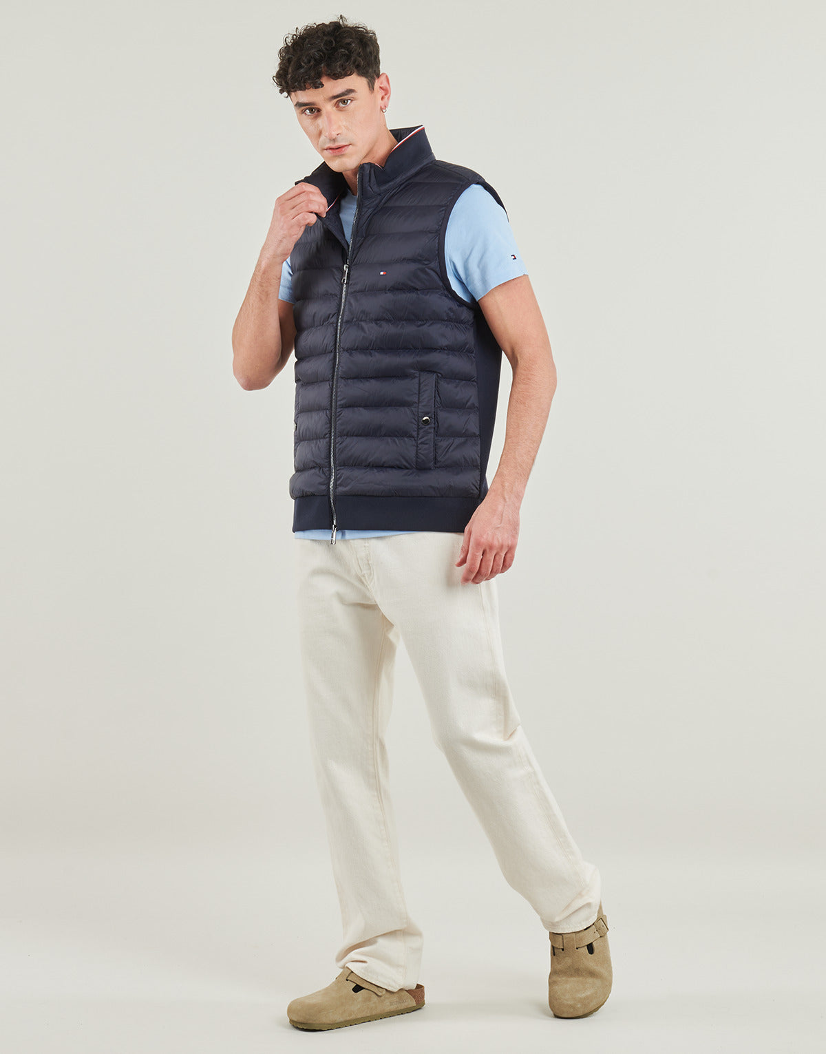 Piumino Uomo Tommy Hilfiger  MIX MEDIA ESS RWB VEST  Marine