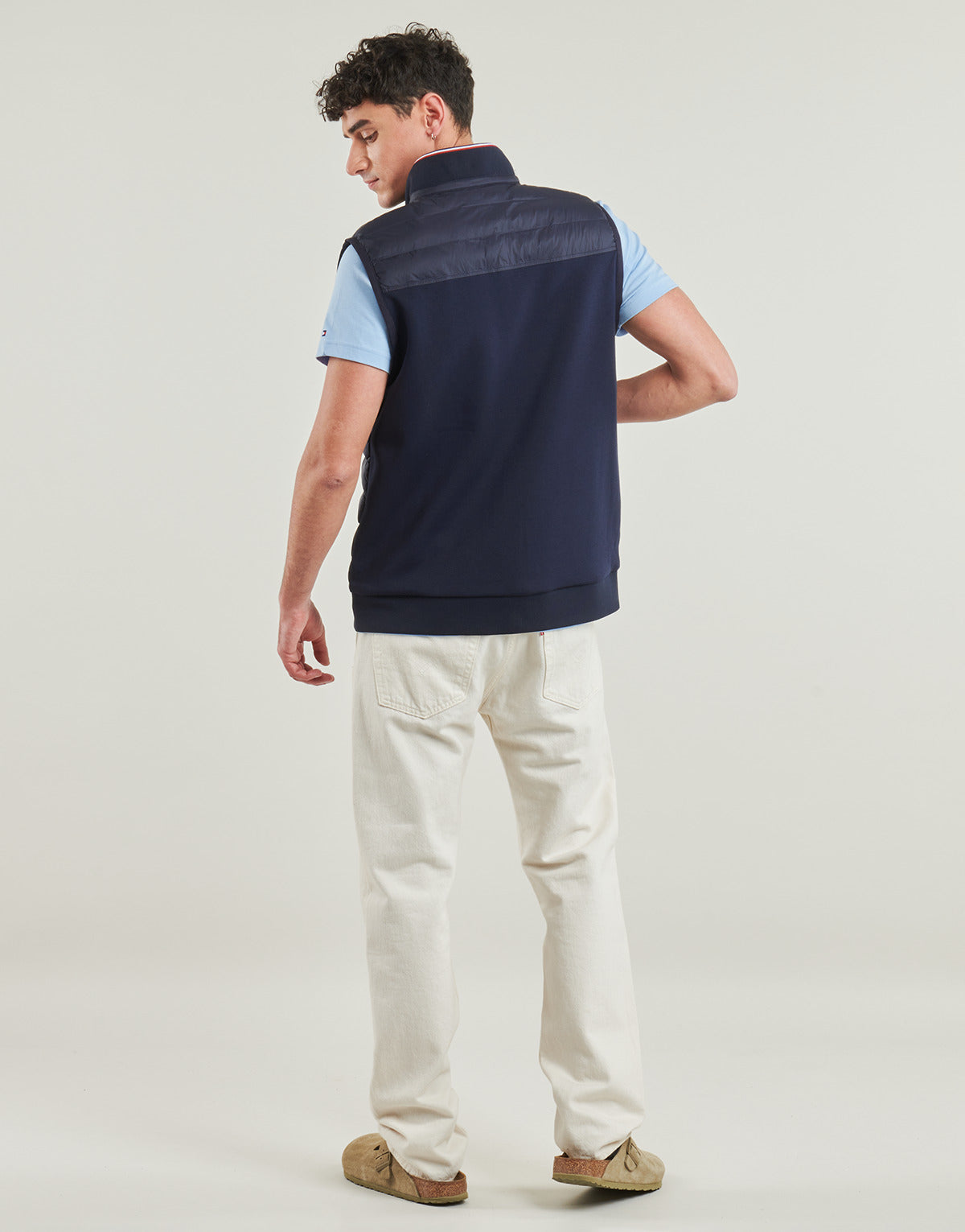 Piumino Uomo Tommy Hilfiger  MIX MEDIA ESS RWB VEST  Marine