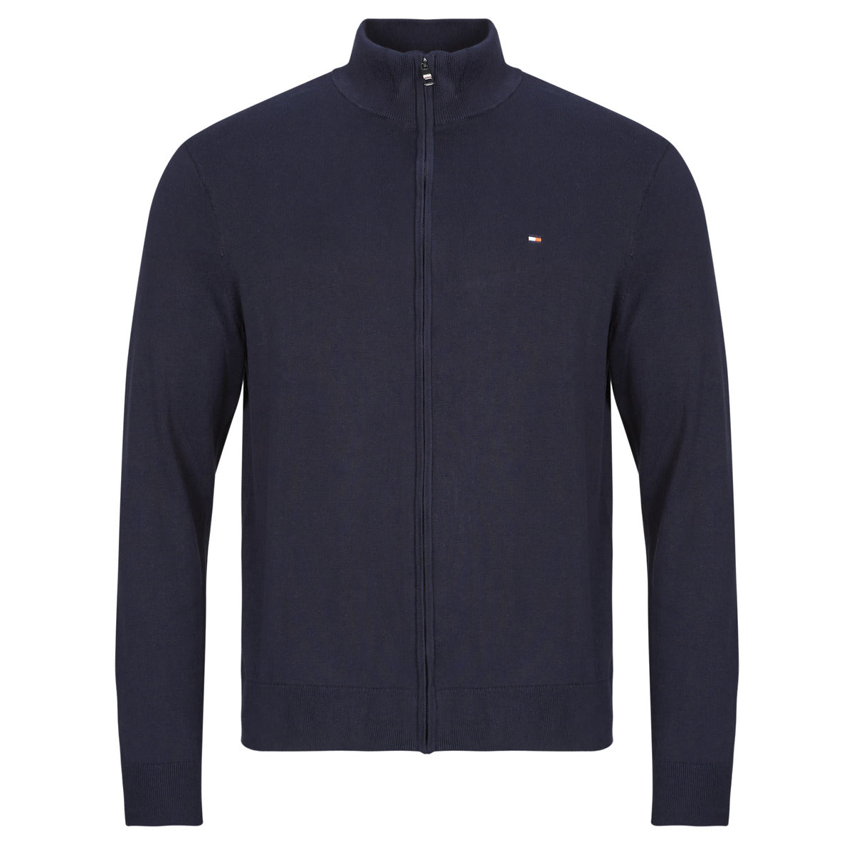 Gilet / Cardigan Uomo Tommy Hilfiger  ESSENTIAL COTTON ZIP THRU  Marine