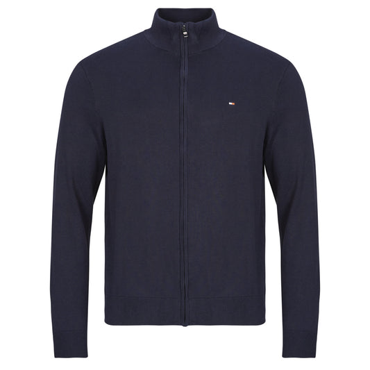 Gilet / Cardigan Uomo Tommy Hilfiger  ESSENTIAL COTTON ZIP THRU  Marine