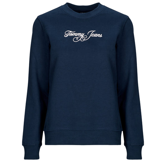 Felpa Donna Tommy Jeans  TJW REG ESS LOGO 1 CREW EXT  Marine