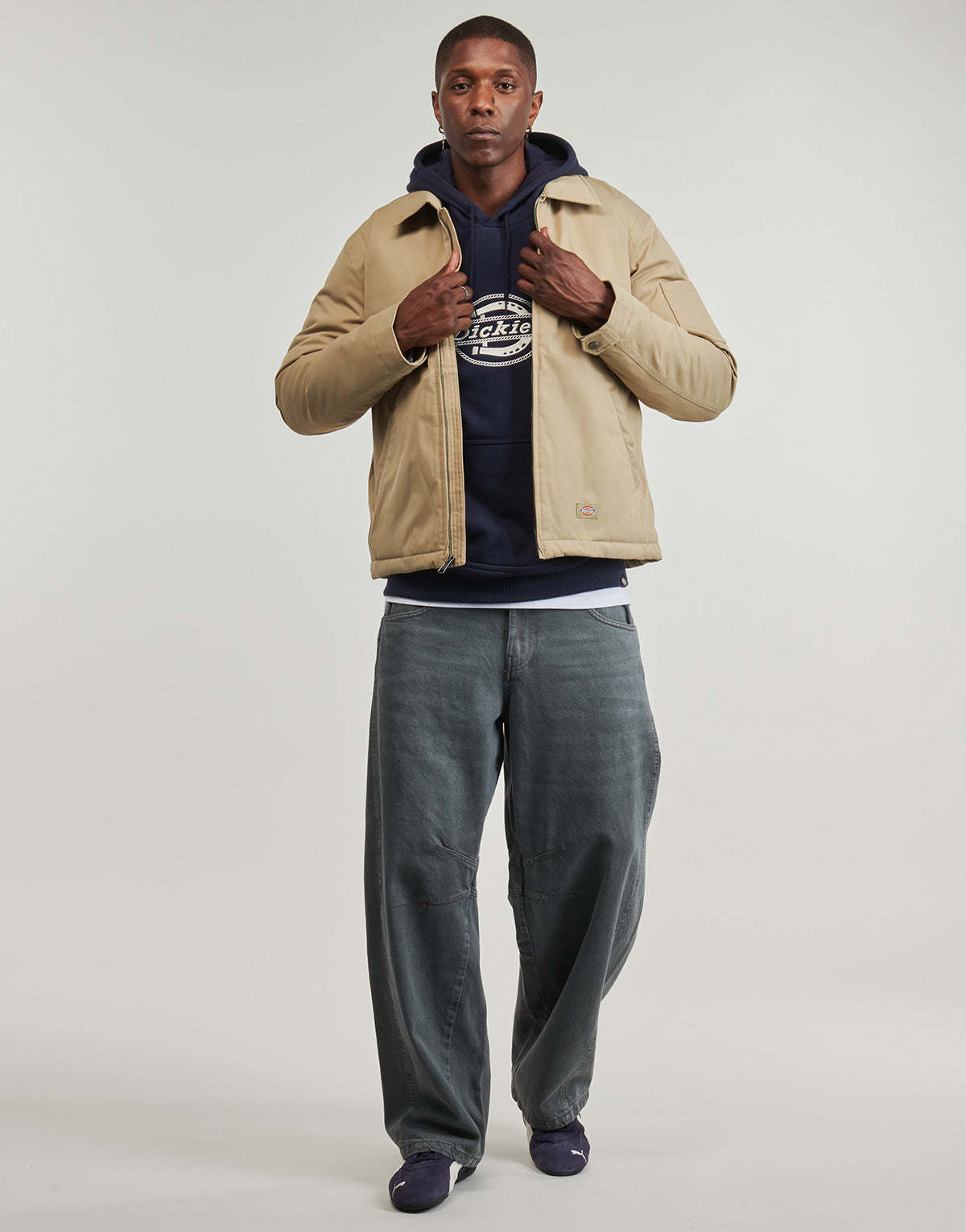 Giubbotto Uomo Dickies  EISENHOWER PUFFER KHAKI  Beige