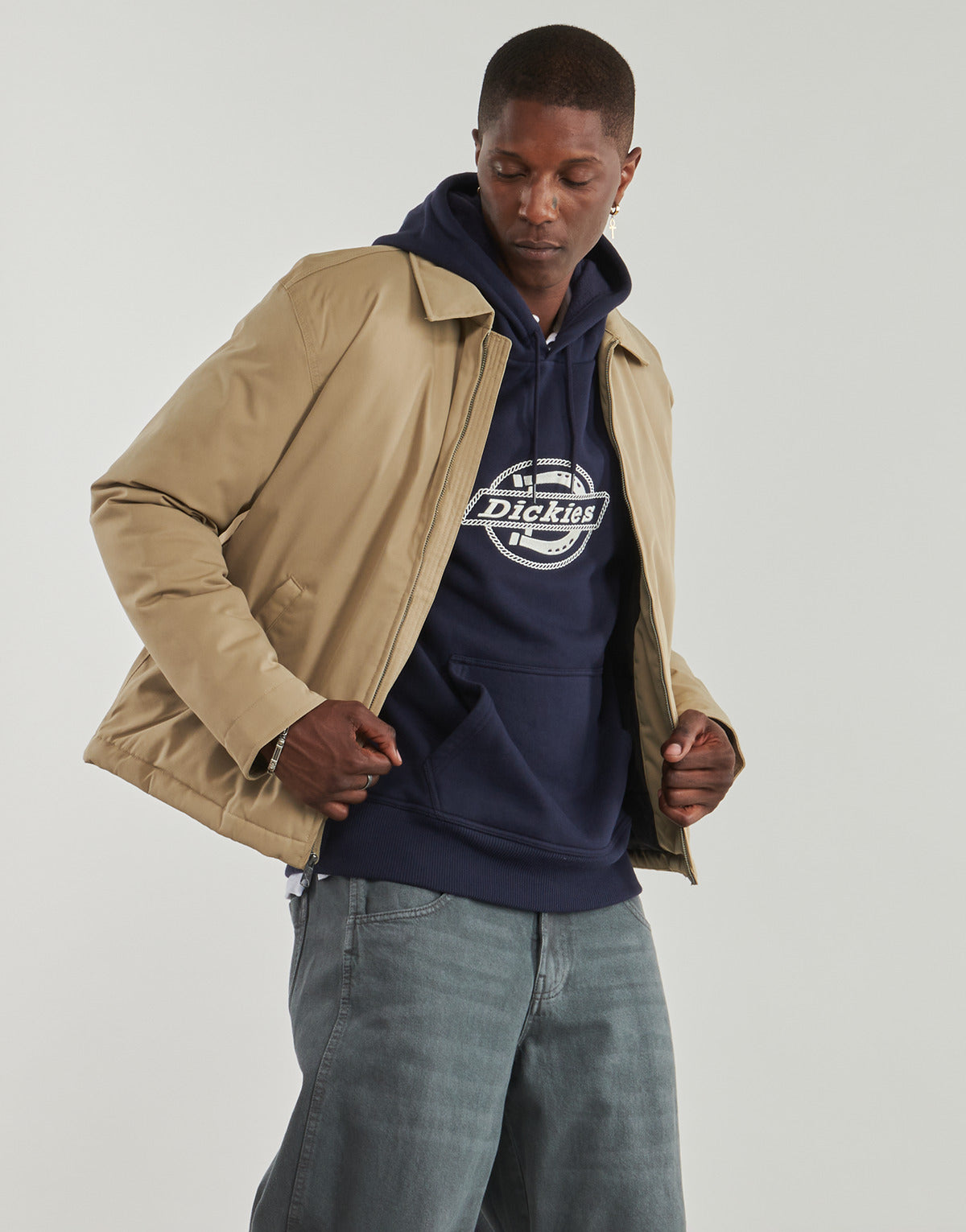 Giubbotto Uomo Dickies  EISENHOWER PUFFER KHAKI  Beige
