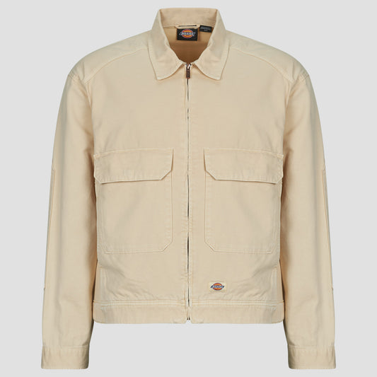 Giubbotto Uomo Dickies  FORT SMITH TRUCKER JACKET WOOD ASH  Beige