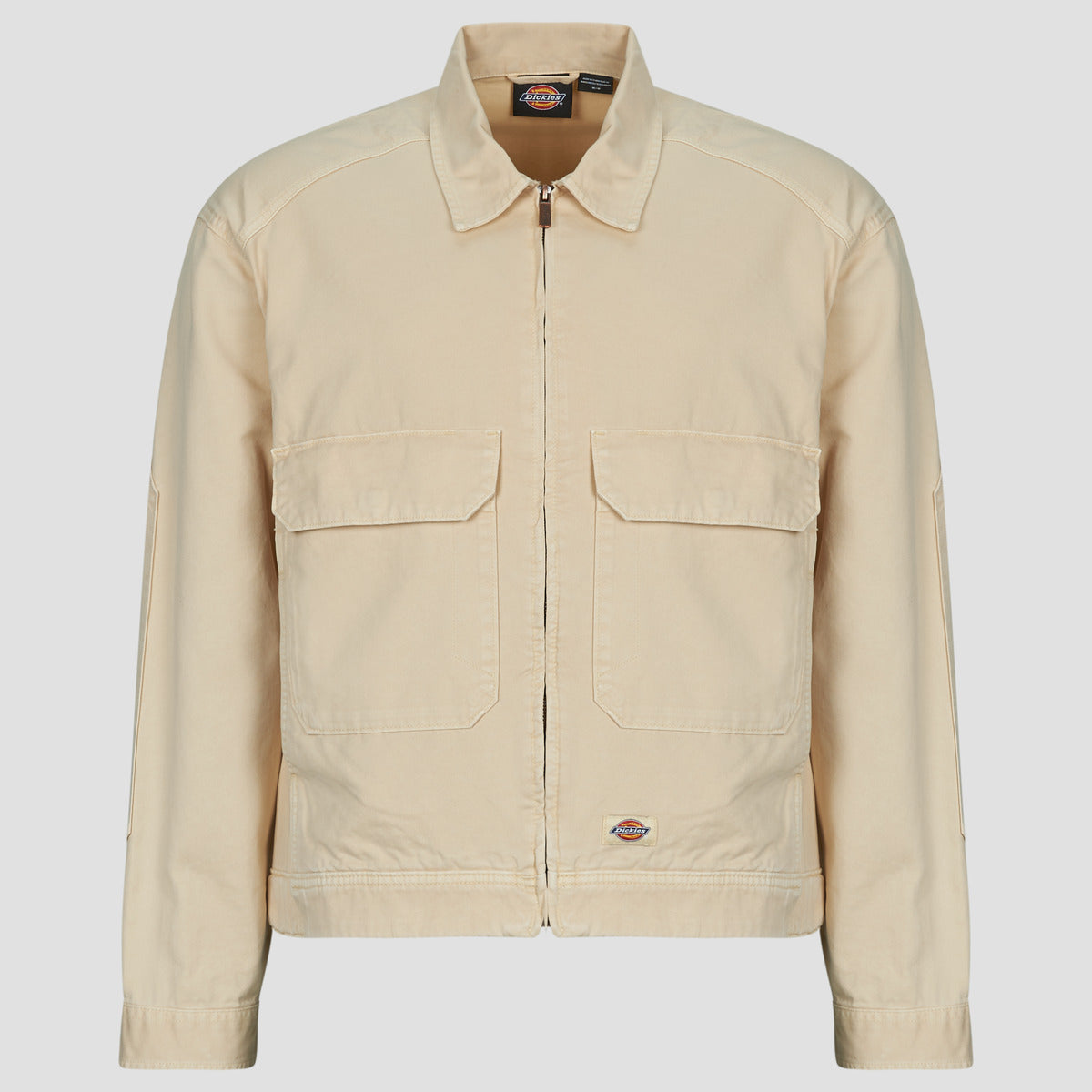 Giubbotto Uomo Dickies  FORT SMITH TRUCKER JACKET WOOD ASH  Beige