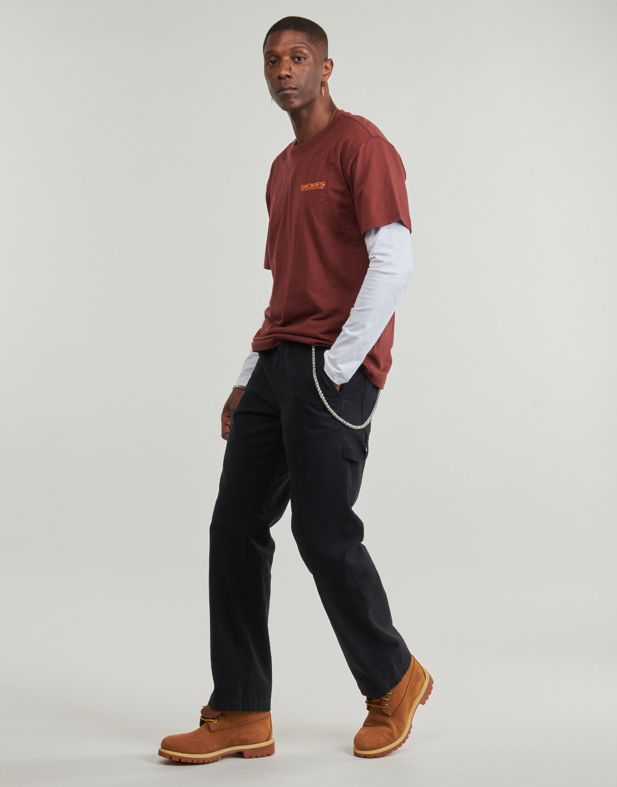 Pantalone Cargo Uomo Dickies  CARPENTER CANVAS PANT BLACK  Nero