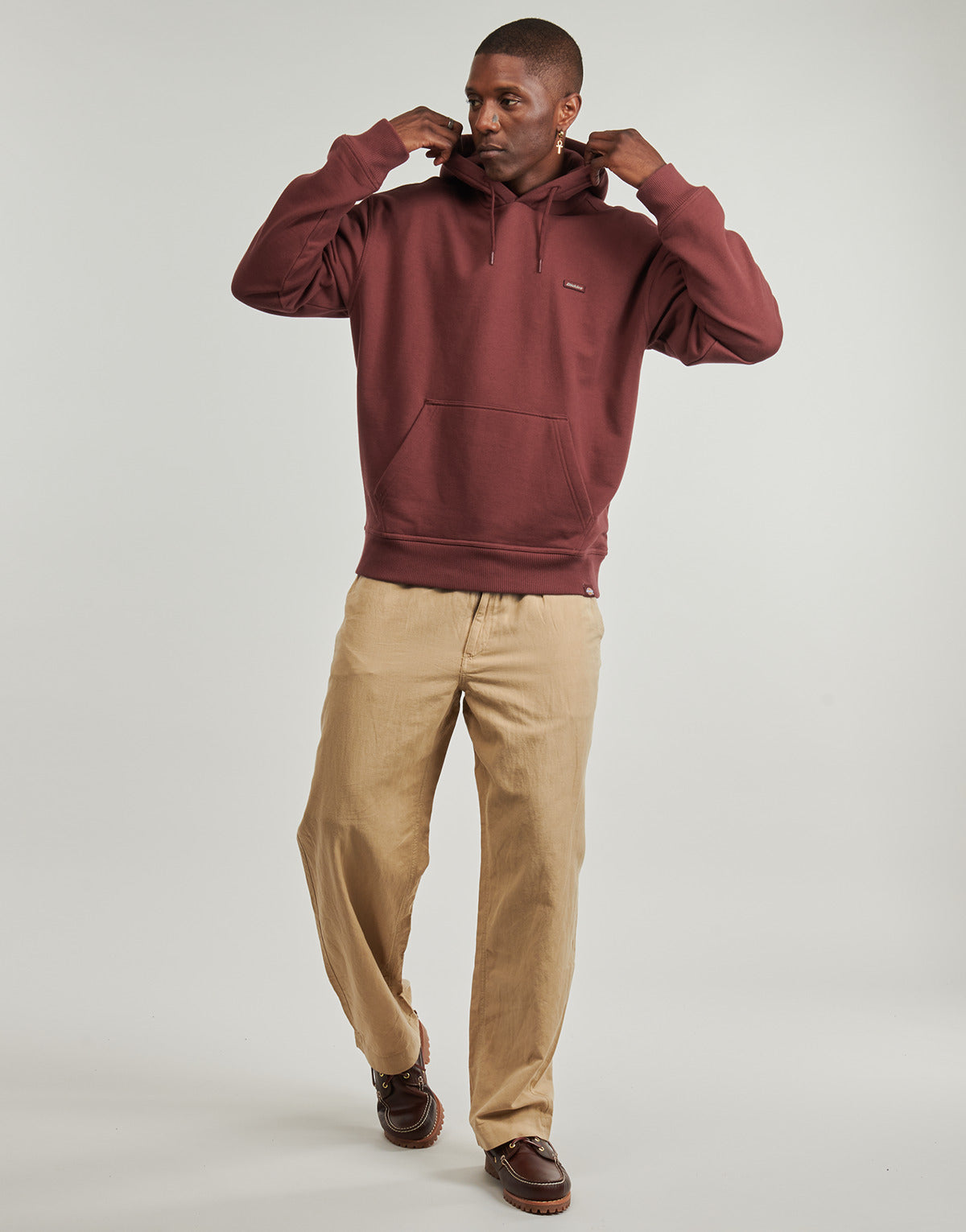 Felpa Uomo Dickies  CLANCY BB HOODIE ANDORRA  Bordeaux