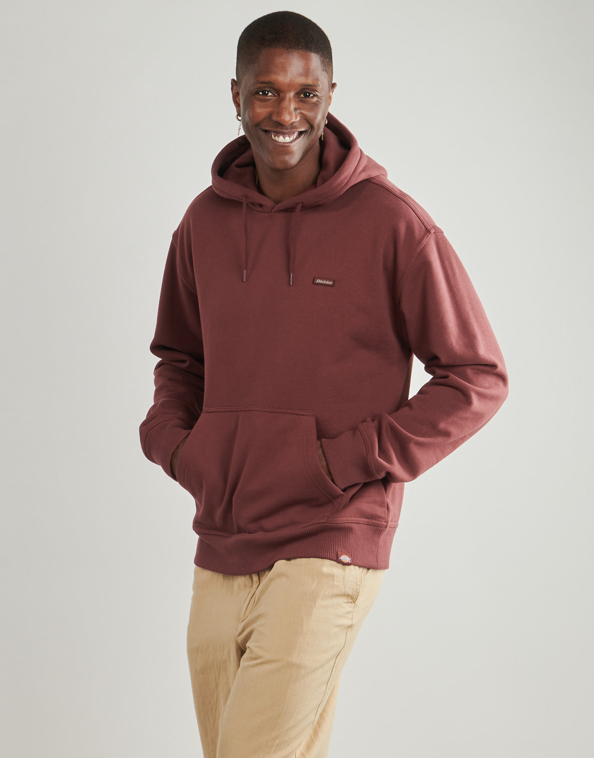 Felpa Uomo Dickies  CLANCY BB HOODIE ANDORRA  Bordeaux