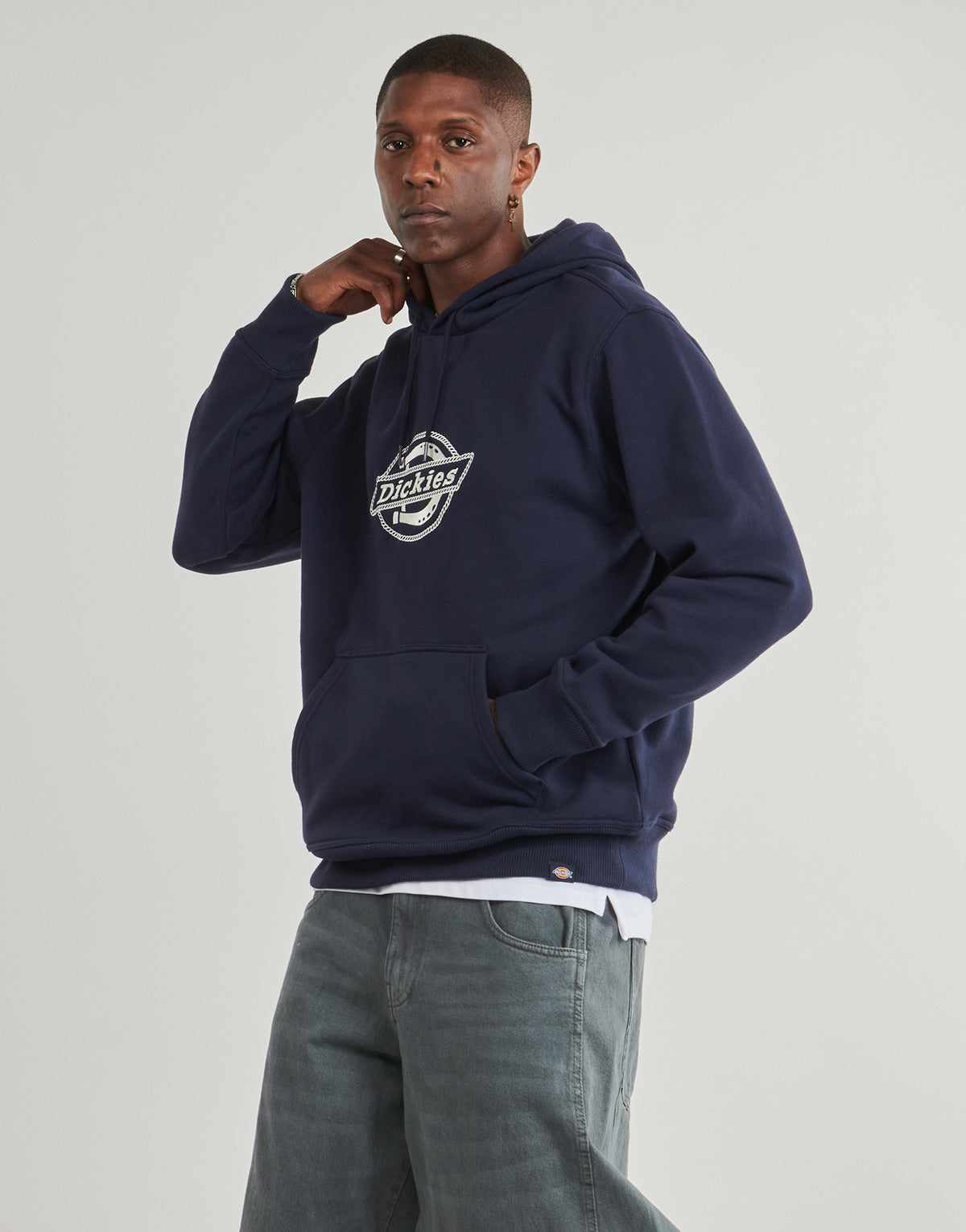 Felpa Uomo Dickies  FORTH SHAW HOODIE NIGHT SKY  Marine