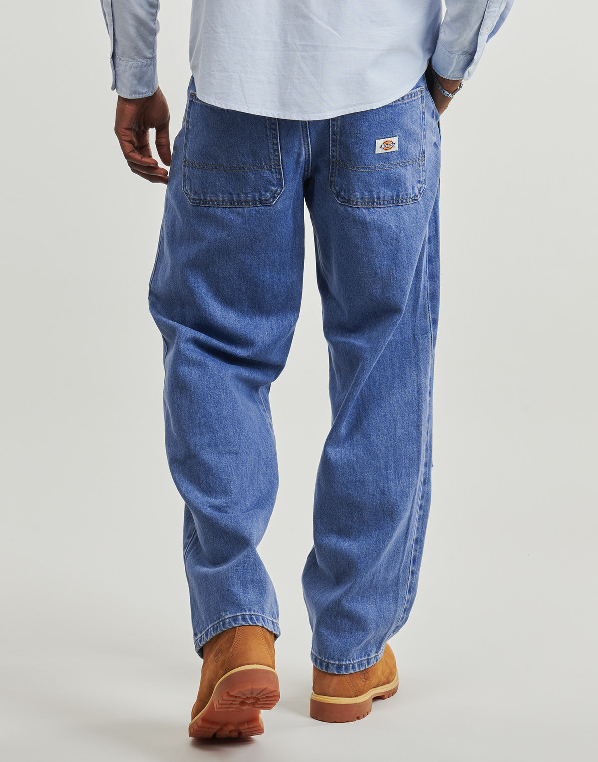 Jeans Uomo Dickies  SELVEDGE DOUBLE KNEE DENIM ARCHIVE WASH  Blu