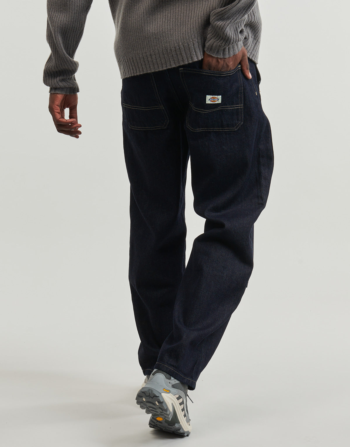 Jeans Uomo Dickies  SELVEDGE DOUBLE KNEE DENIM RAW  Blu