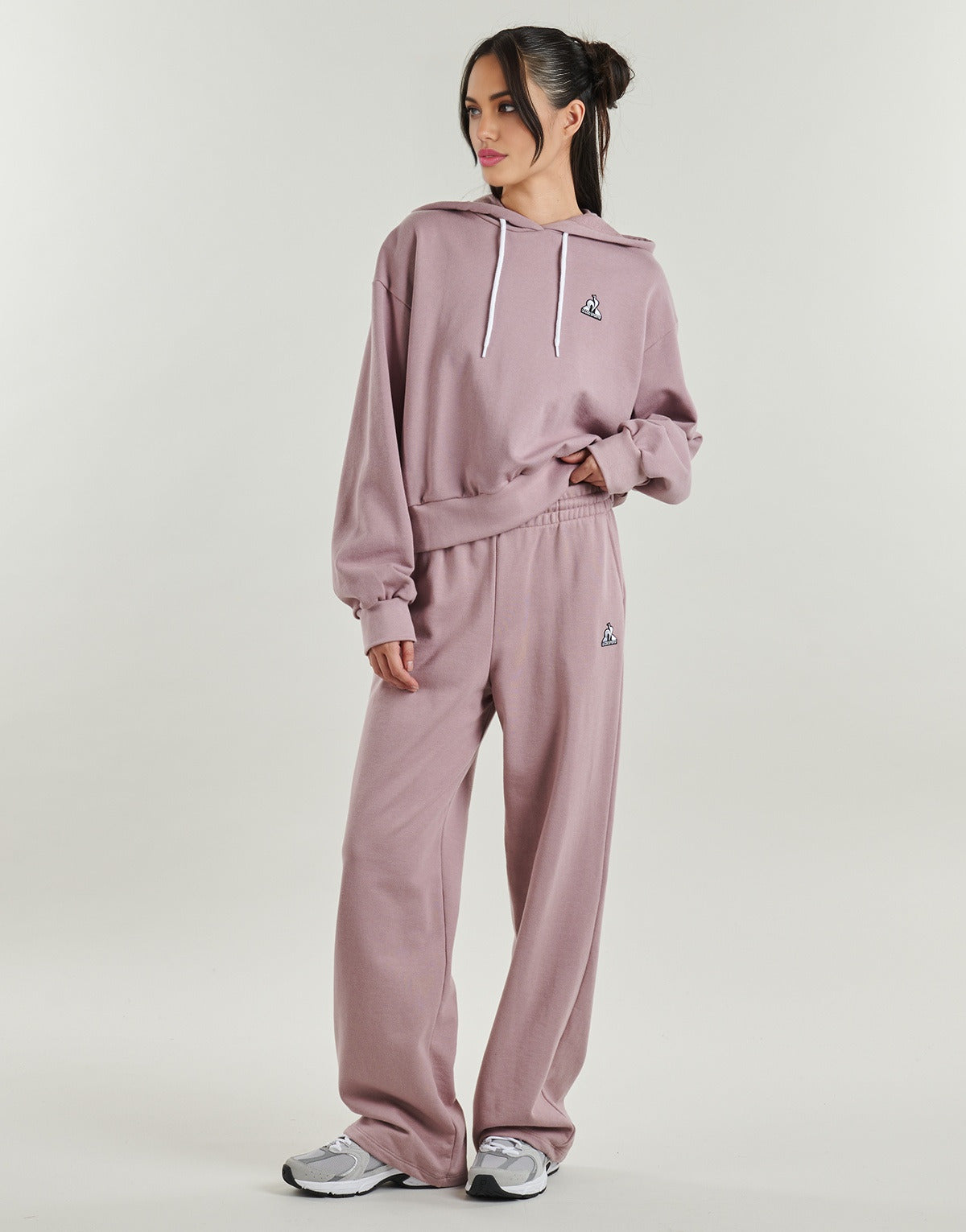 Pantaloni Sportivi Donna Le Coq Sportif  CONTEMPORAIN SP Pant Large N°1 W  Viola