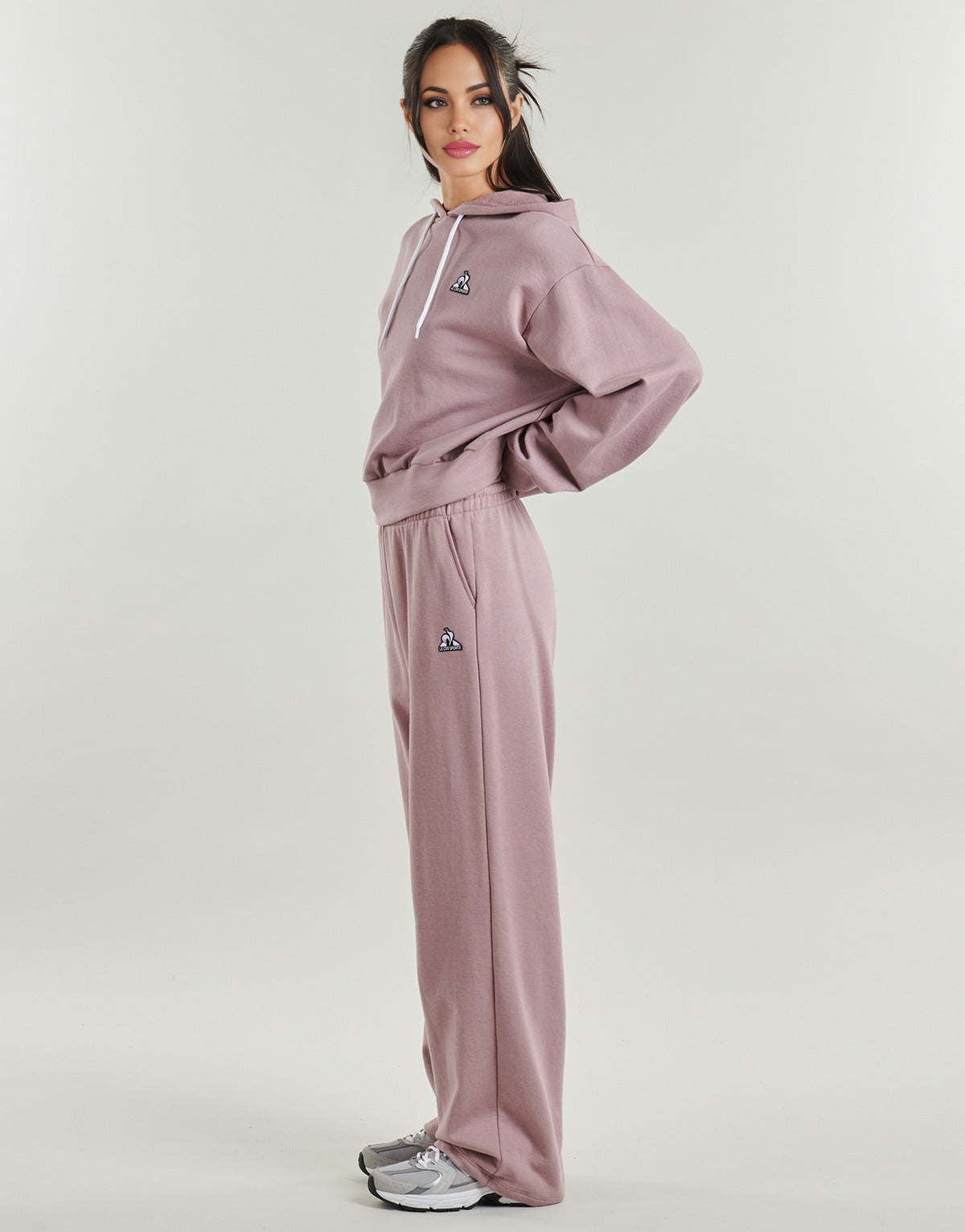 Pantaloni Sportivi Donna Le Coq Sportif  CONTEMPORAIN SP Pant Large N°1 W  Viola