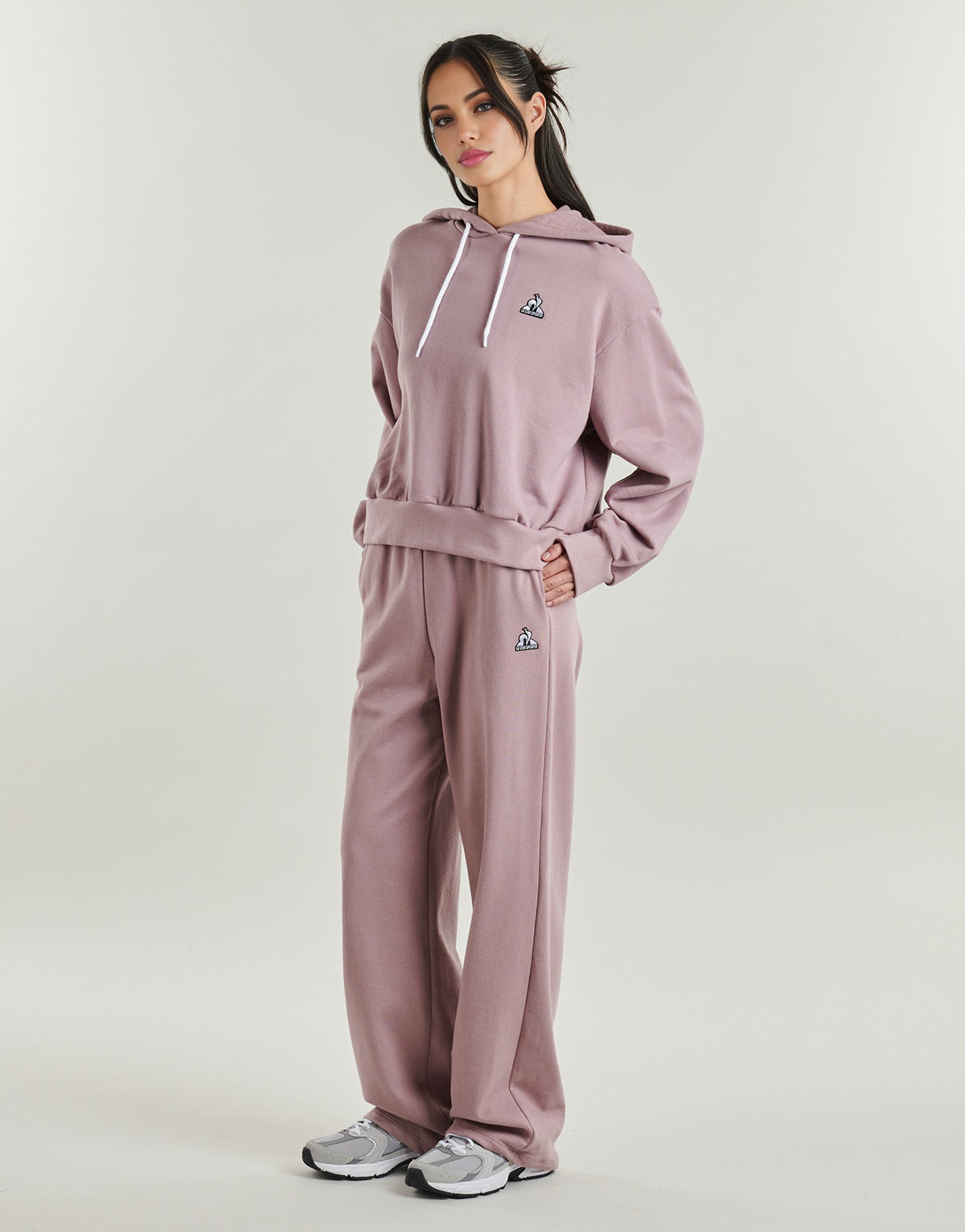 Felpa Donna Le Coq Sportif  CONTEMPORAIN SP Hoody N°1 W  Viola