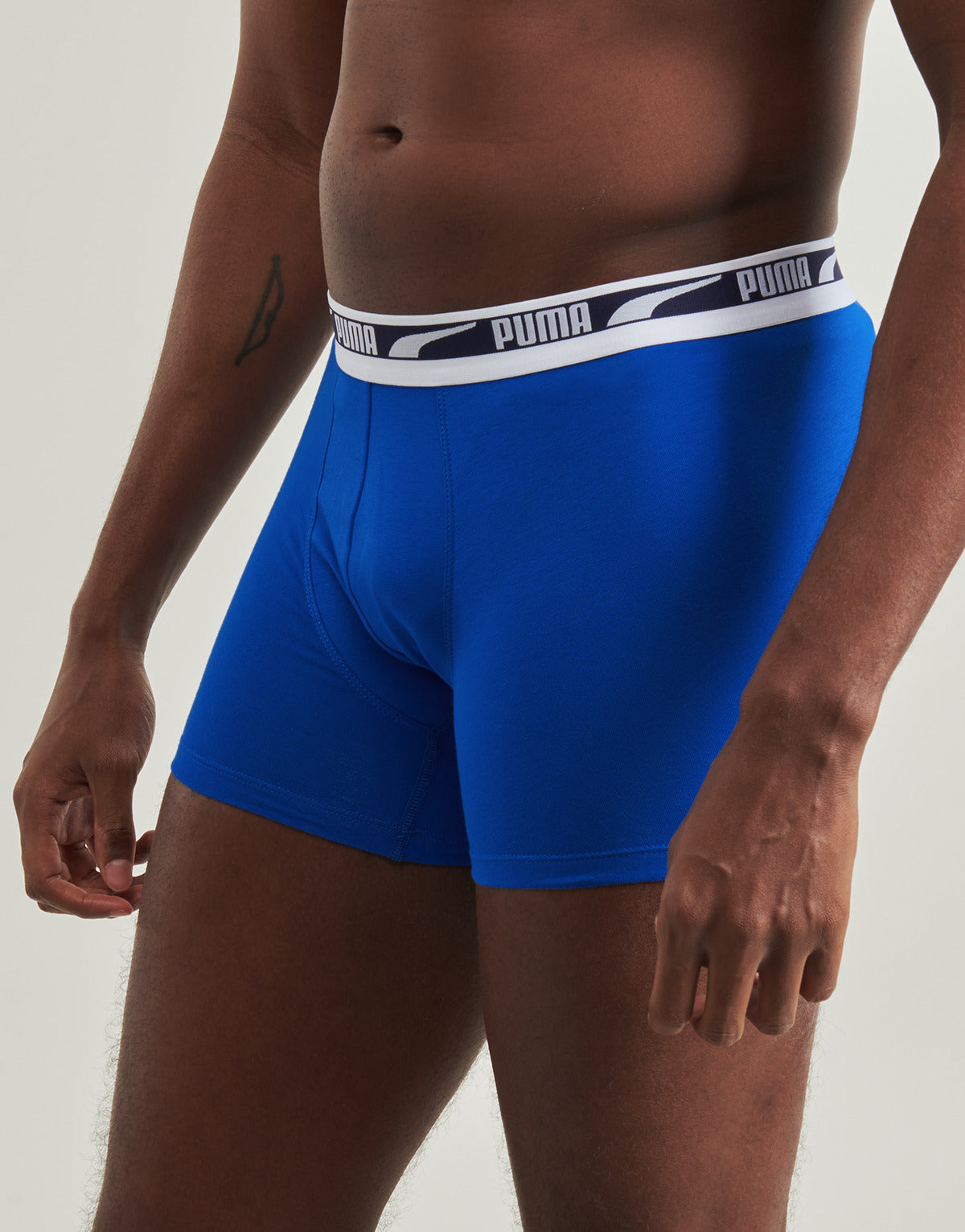 Boxer Uomo Puma  DUO LOGO BOXER ECOM Pack de 4  Blu