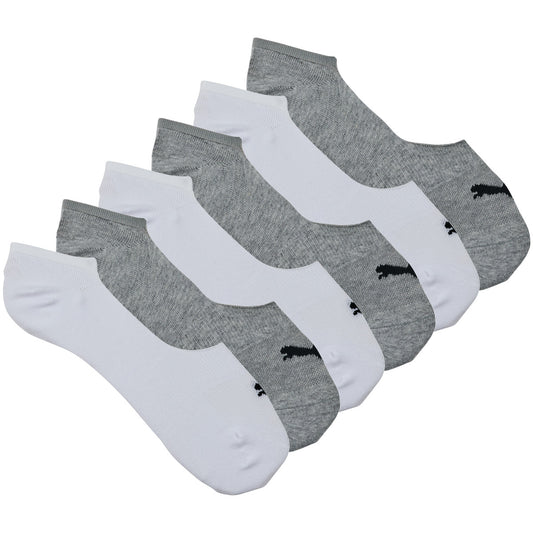 Calzini bassi Uomo Puma  PUMA UNISEX FOOTIE ECOM Pack de 6  Multicolore