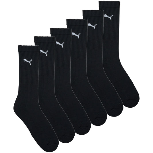 Calzini Uomo Puma  PUMA CREW SOCK Pack de 6  Nero