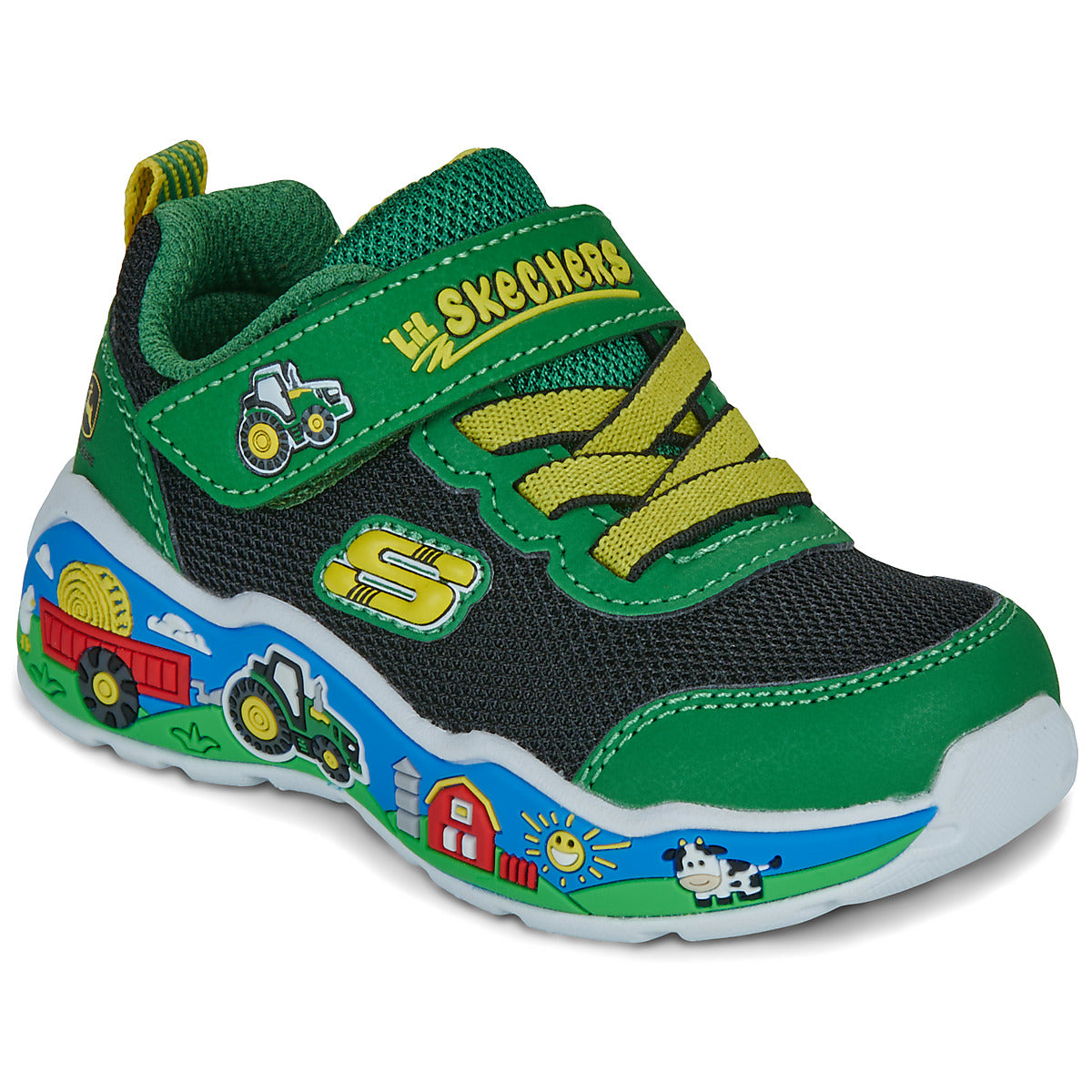 Scarpe bambini ragazzo Skechers  PLAY SCENE JOHN DEERE  Verde