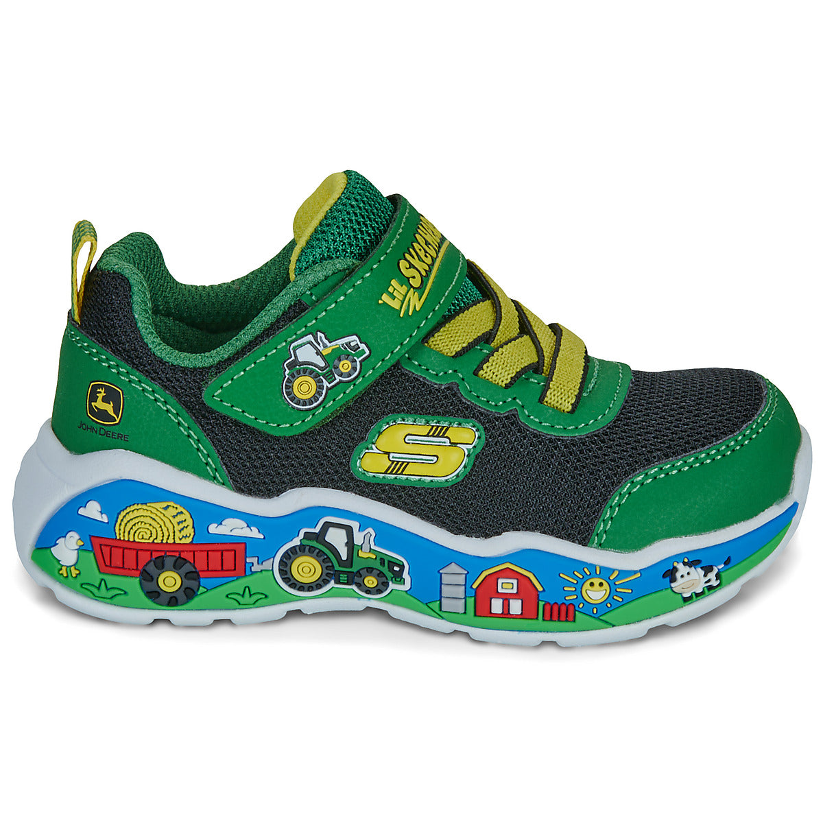 Scarpe bambini ragazzo Skechers  PLAY SCENE JOHN DEERE  Verde
