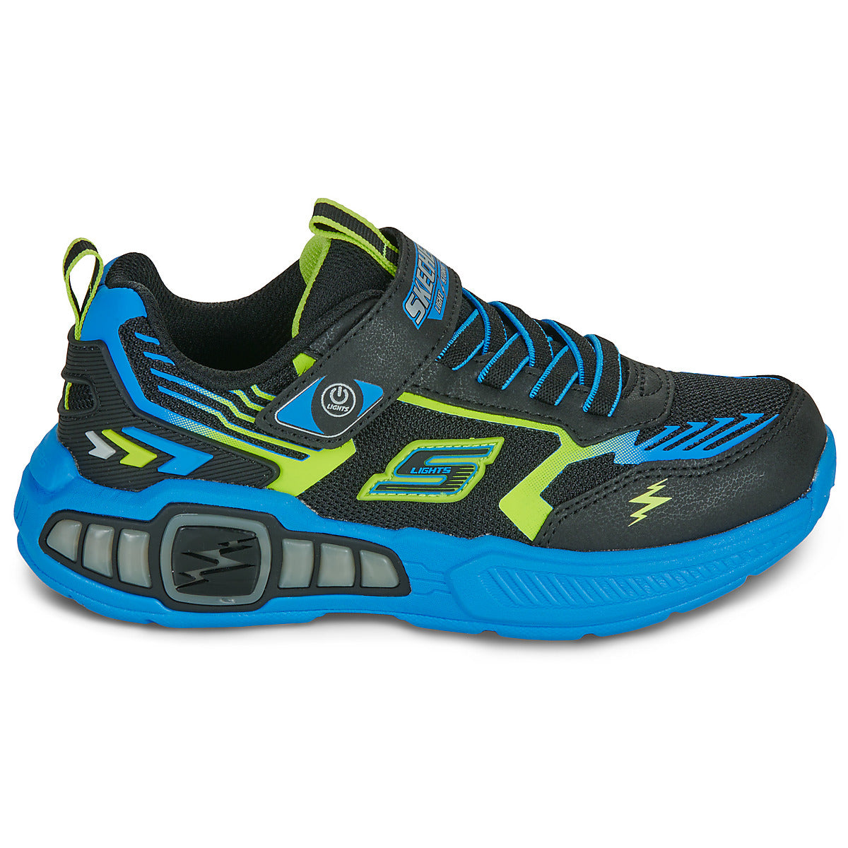 Scarpe bambini ragazzo Skechers  LIGHT STORM 3  Nero