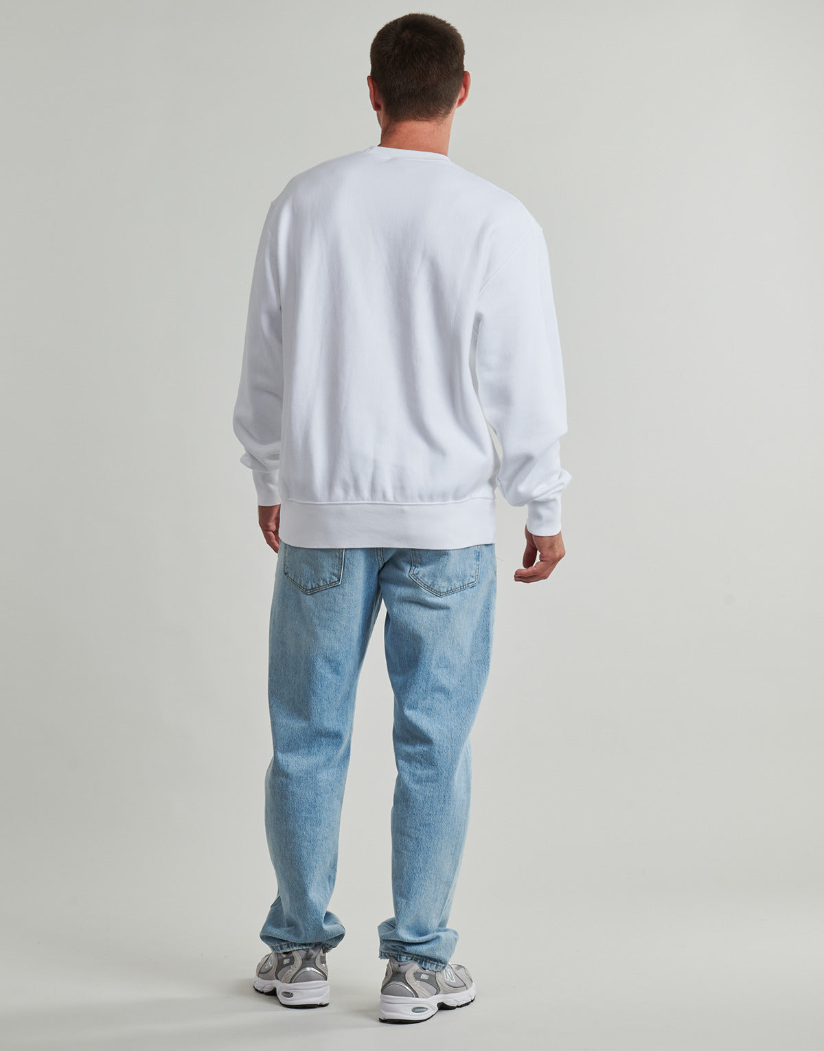 Felpa Uomo Champion  CREWNECK SWEATSHIRT  Bianco